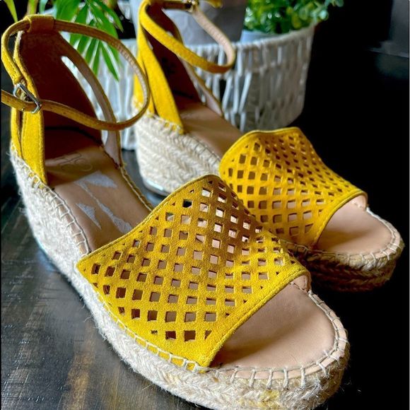 Sunshine- Franco Sarto Calibria Leather Open Toe Sandal 7.5 - Picture 1 of 17